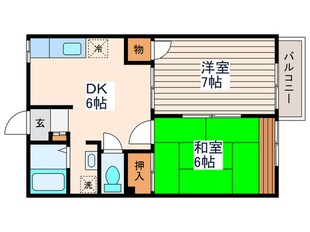 メイプルＹの物件間取画像